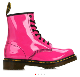 ladies pink doc martens
